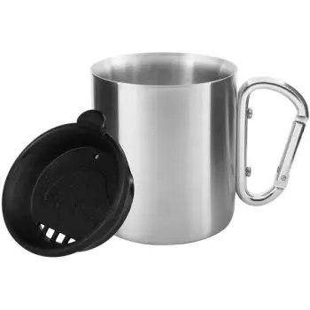Ручка-карабин для термокружки Tatonka Thermo Mug Carabiner 250, Silver (TAT 4134.000) image