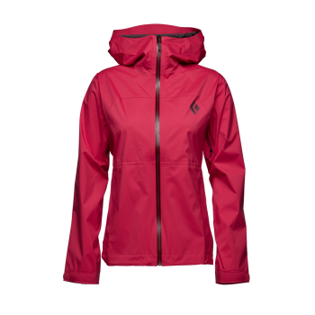 Мембранна жіноча куртка Black Diamond W Stormline Stretch Rain Shell, Pomegranate, S (BD M6976034SML1) image