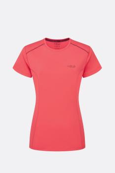 Футболка женская Rab Force Tee Wmns, Hibiscus, S (QBL-06-HIB-10) image