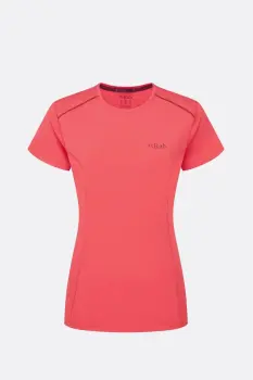 Футболка жіноча Rab Force Tee Wmns, Hibiscus, S (QBL-06-HIB-10) image