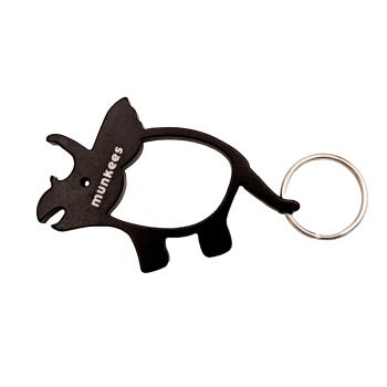 Брелок-відкривашка Munkees Triceratops, Black (6932057834748) image