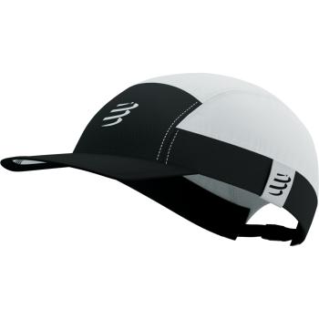 Кепка Compressport 5 Panel Light Cap 2025, White/Black, One Size (7630102591279) image