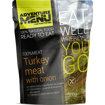 М'ясо індички з цибулею Adventure Menu 100% Turkey meat with onion (AM 612) image