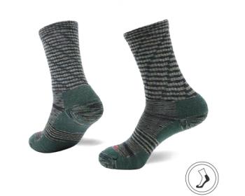 Туристичні шкарпетки Na Giean Medium Weight Crew Space, S (37-40), Green (NGCM0004-S) image