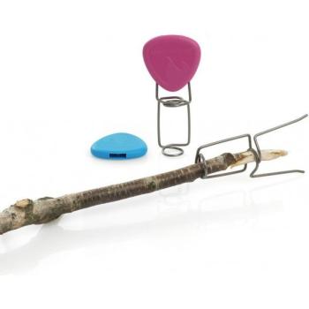 Набір вилок для барбекю Light My Fire Grandpa's FireFork 2-pack Fuchsia/Cyan Blue (LMF 30204513) image