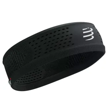 Повязка на голову Compressport Headband Thin On/Off, Black, One Size (CMS XBNU3919002TU) image
