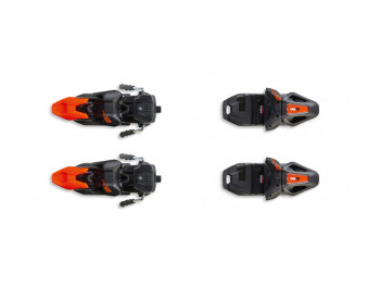 Кріплення для гірських лиж Fischer RSX12 GW Powerrail Brake 85, Solid black/flash red (T30419) image