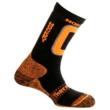 Носки Mund NORDIC SKATING/HOCKEY Black/Orange, S (8424752673022) image