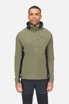 Кофта мужская Rab Capacitor Hoody, Light Khaki, M (QFF-02-LKH-MED) image