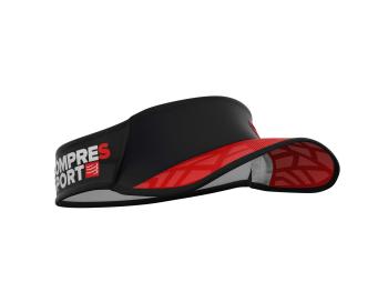 Кепка-козирок Compressport Spiderweb Visor Ultralight, Red / Black (SULVISOR-03) image