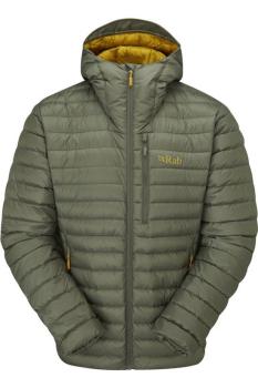 Легкий чоловічий пуховик Rab Microlight Alpine Jacket Light Khaki, L (RB QDB-12-LL) image