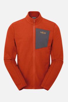 Чоловіча флісова кофта Rab Tecton Jacket, Red Clay, L (QFG-03-RCY-LRG) image