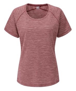 Футболка жіноча Rab Wisp Tee Wmns, Deep Heather Marl, 10 (RB QBL-12-DHM-10) image