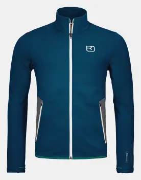 Кофта флісова чоловіча Ortovox Fleece Jacket M, petrol blue, M (4251422583503) image