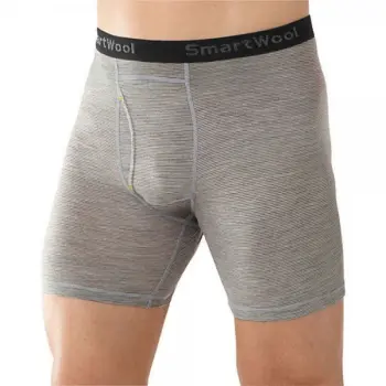 Труси чоловічі Smartwool NTS Micro 150 Pattern Boxer Brief Silver Grey, р. L (SW SN711.040-L) image
