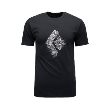 Футболка чоловіча Black Diamond M Engineered Diamond SS Tee, Black, XL (BD 7524720002XLG1) image