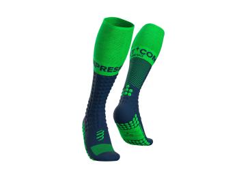 Компресійні гольфи Compressport Skimo Full Socks, Blue / Lime, T3 (SU00015B 503 0T3) image