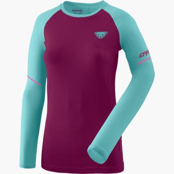 Футболка жіноча Dynafit ALPINE PRO W L/S TEE, burgundy/blue, 40/34 (71157/6212 40/34) image