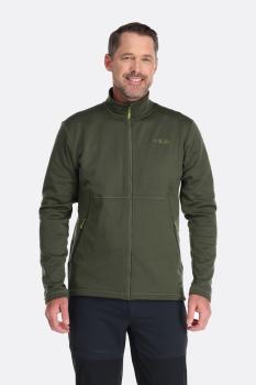Чоловіча флісова кофта Rab Geon Jacket, Army, S (QFE-95-ARM-SML) image