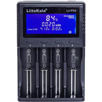 Зарядное устройство для аккумуляторов Liitokala Lii-PD4+car EU charger (Lii-PD4+car) image
