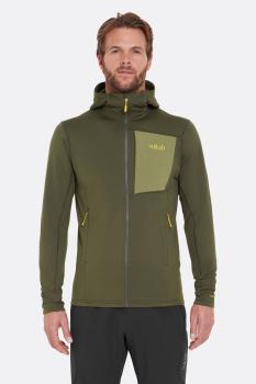 Мужская флисовая кофта Rab Superflux Hoody, Army, S (QFG-13-ARM-SML) image
