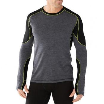 Термофутболка чоловіча Smartwool PhD Light Long Sleeve Charcoal, р.L (SW 14013.003-L) image