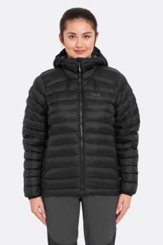 Зимняя женская куртка Rab Cirrus Alpine Jacket Wmns, Black, 08 (QIP-26-BLK-08) image