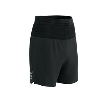 Шорти чоловічі Compressport Trail Racing 2-In-1 Short M, Black, XL (7630102561067) image