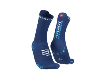 Носки Compressport Pro Racing Socks V4.0 Run High, Sodalite/Fluo Blue, T2 (XU00046B 533 0T2) image
