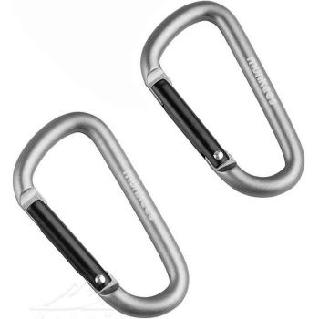 Карабін Munkees 3206 D 6 mm x 60 mm Grey (пара) (MNKS 3206-GY) image