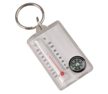 Брелок-компас Munkees Thermometer Compass, White (6932057831457) image