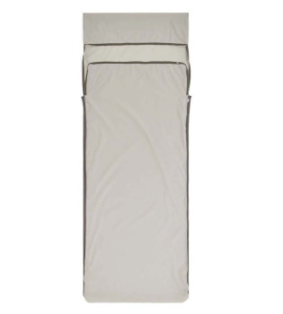Вкладиш в спальник Sea to Summit Silk Blend Sleeping Bag Liner, Rectangular w/ Pillow Sleeve, Moonstruck Grey (STS ASL032051-251803) image