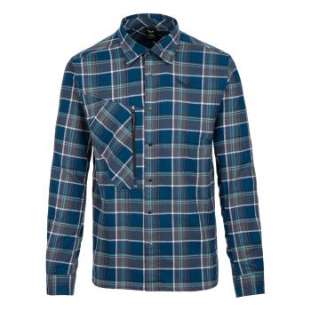 Сорочка чоловіча Salewa Fanes Flannel 4 Polarlite Men's Long Sleeve Shirt, Blue, 48/M (274398875) image