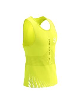 Майка мужская Compressport Pro Racing Singlet M, Evening Primrose/White, S (AM00129B 375 00S) image