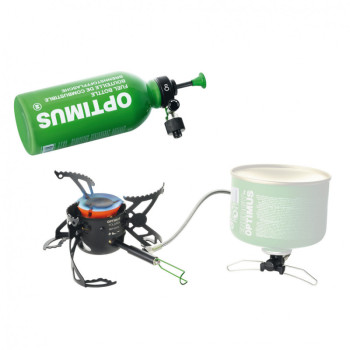 Мультипаливний пальник з паливною флягою Optimus Polaris Optifuel incl Fuel Bottle 0.4 л (8019408) image