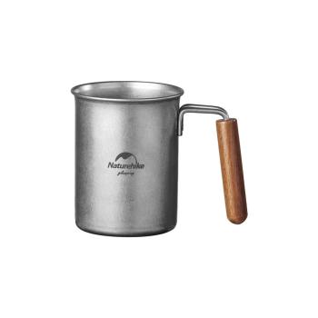 Кружка с деревянной ручкой  Naturehike NH21SJ001, 350 мл (6927595784594) image