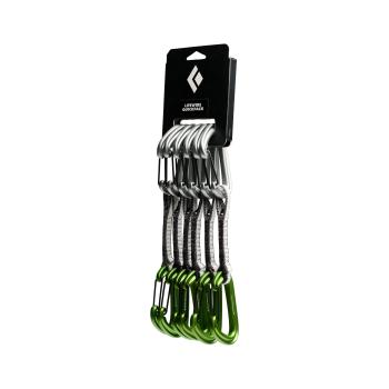 Набір відтяжок Black Diamond LiteWire Quickpack 12 cm, Envy Green, 6 шт. (BD 3811313011ALL1) image