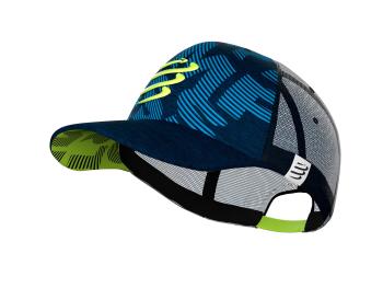 Кепка з сіткою Compressport Trucker Cap, Blue / Lime (CU00008B 503 0TU) image