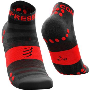 Носки Compressport Pro Racing Socks V3.0 Ultralight Run Low, T1 - Black/Red (XU00003B 906 0T1) image