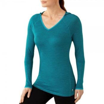 Термофутболка женская Smartwool NTS Micro 150 Pattern Hoody Capri, р.S (SW SN413.810-S) image