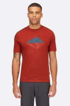 Футболка чоловіча Rab Crimp Reflection Tee, Tuscan Red, SML (QBL-72-TRD-SML) image
