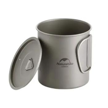 Кружка титанова Naturehike NH20CJ005, 600 мл (6927595769966) image