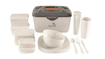 Набір посуду для пікніка Easy Camp Cerf Picnic Box L, White (680228) image
