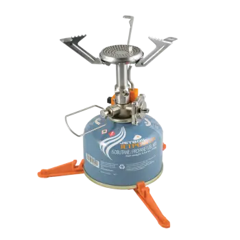 Газовая горелка с пьезоподжигом туристическая Jetboil Mightymo Gray (JB MTYM) image