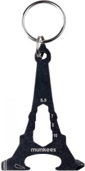 Брелок-мультиінструмент Munkees 2538 Tool Eiffel Tower, Black (MNKS 2538-BK) image