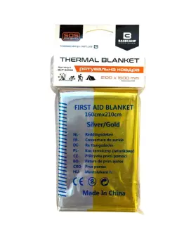 Термоодеяло спасательное Base Camp Thermal Blanket, 210*160 см (BCP 60100) image