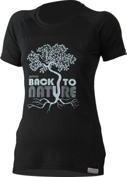 Термофутболка жіноча Lasting BACK, Black, M (BACK 9090 - M) image