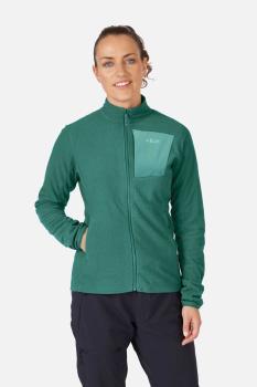 Жіноча флісова кофта Rab Tecton Jacket Wmns, Green Slate, 12 (QFF-98-GNS-12) image