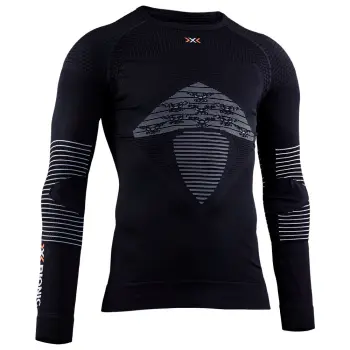 Термокофта мужская X-Bionic Energizer 4,0 Shirt Round Neck LG SL, Opal Black/Artic White, р.L (XB NG-YP06W19M.B002-L) image