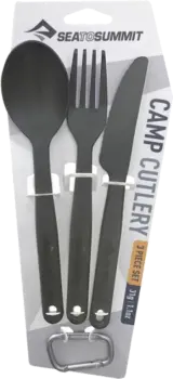 Набір столових приборів Camp Cutlery Set Charcoal від Sea to Summit (STS ACUTLCH) image